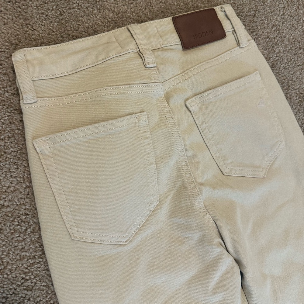 Hidden Women's Cream Slim Jeans